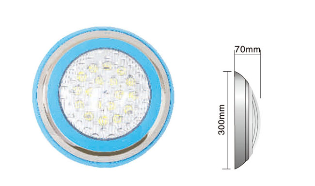 挂壁式泳池彩灯 PLB系列(图1)